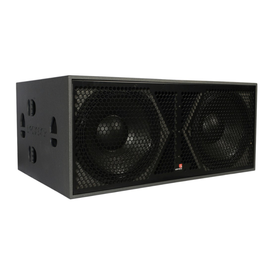 Tecnare Sound Systems SUB Series Operation Manual