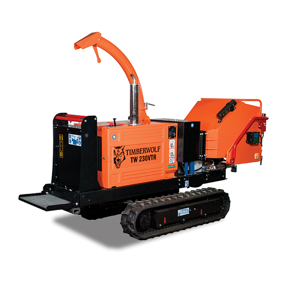 Timberwolf TW 230VTR Tracked Wood Chipper Manuals