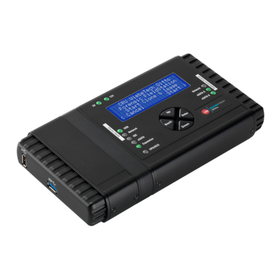 CRU Wiebetech Wiebetech Ditto Expansion Module Quick Start Manual