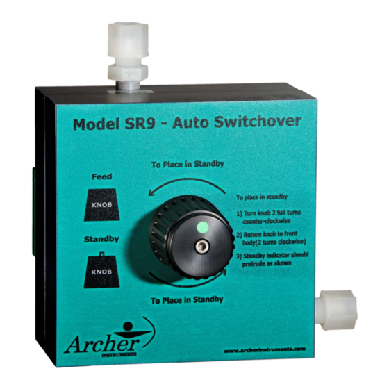 Archer SR9 Installation Operation & Maintenance