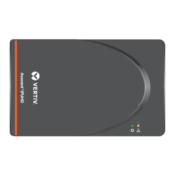 Vertiv Avocent IPUHD 4K IP KVM Device Installer/User Manual
