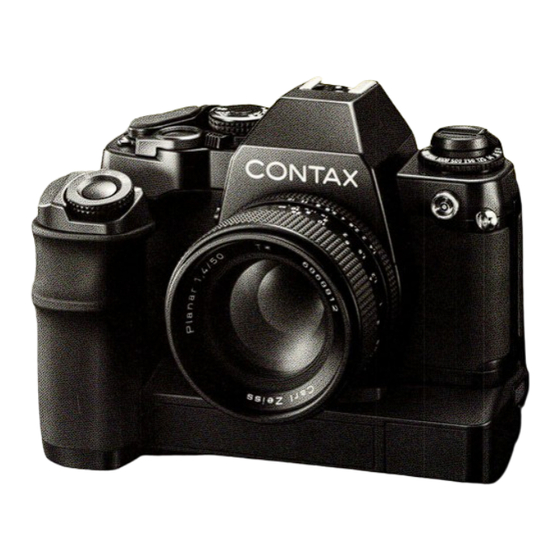 Contax 159 WINDER W-7 Instruction Booklet