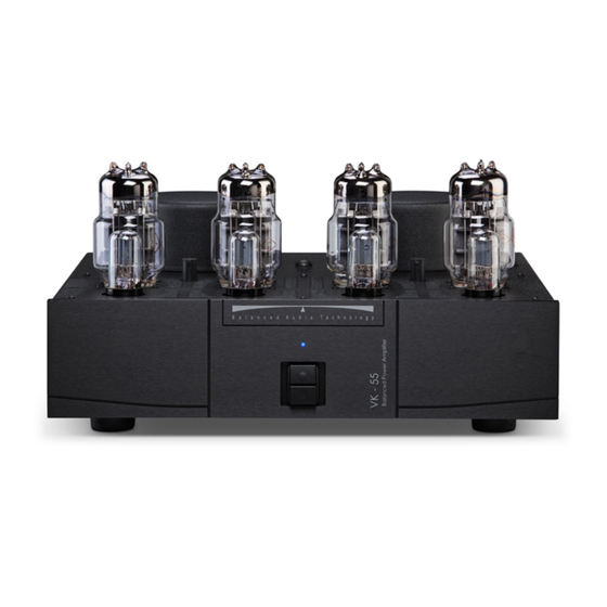 Balanced Audio Technology VK-55 Owner's Manual