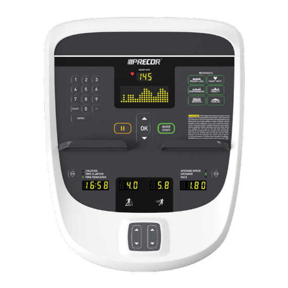 Precor EFX 815 Brochure & Specs