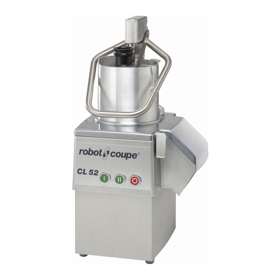 Robot Coupe CL 52 E User Instructions