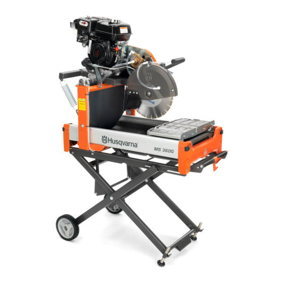 Husqvarna MS 360 G Operator's Manual