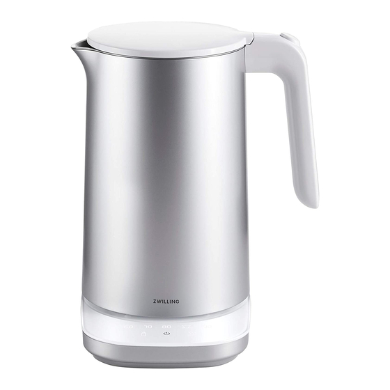 Zwilling ENFINIGY ELECTRIC KETTLE PRO Operating Instructions Manual