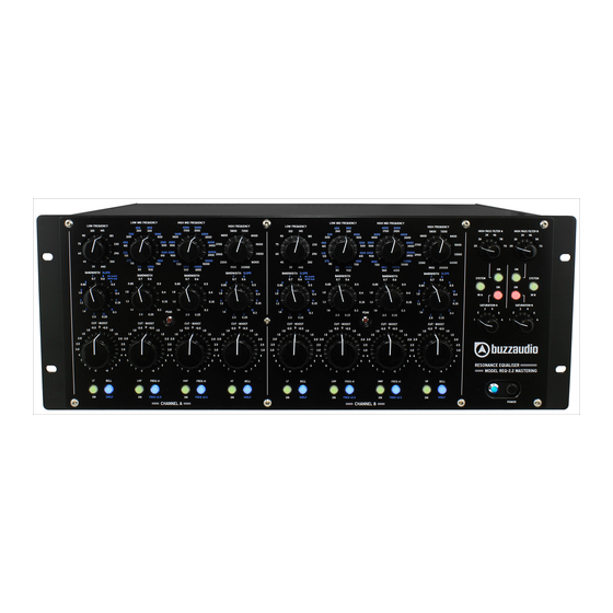 Buzzaudio REQ-2.2 Manuals