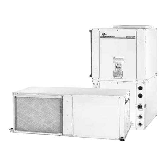 ClimateMaster Genesis Standard GR Series Installation, Operation & Maintenance Instructions Manual