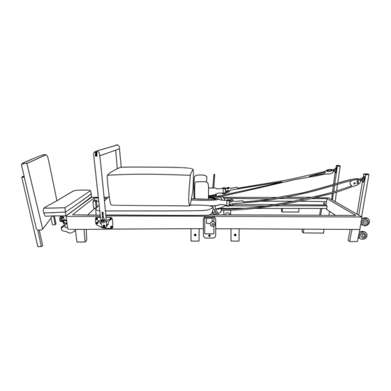 LifeSpan Contour Folding Wood Pilates Reformer Bed Manuals