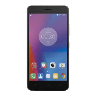 Lenovo K6 POWER Quick Start Manual