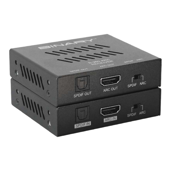 Binary B-260-ARC Install Manual