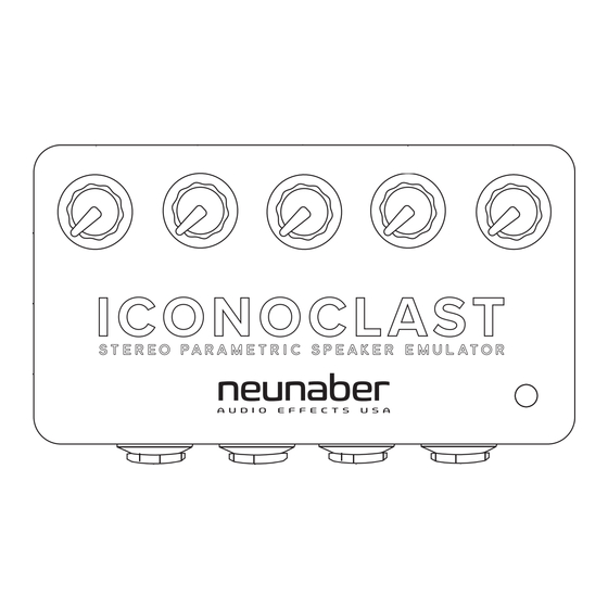 Neunaber ICONOCLAST User Manual