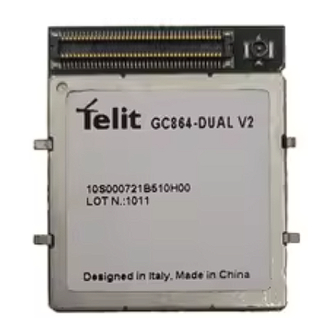 Telit Wireless Solutions GC864-QUAD V2 Hardware User's Manual