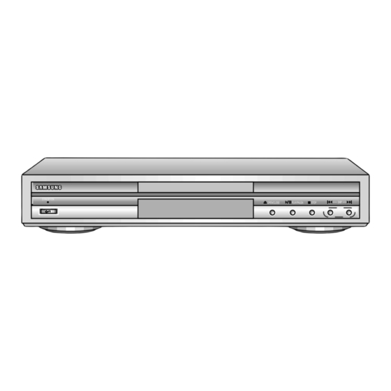 Samsung DVD-M101 Service Manual