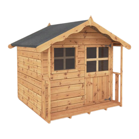 Mercia Garden Products POPPY PLAYHOUSE General Instructions Manual