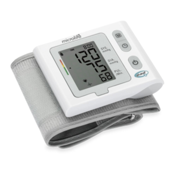 Microlife BP W2 Slim Manual