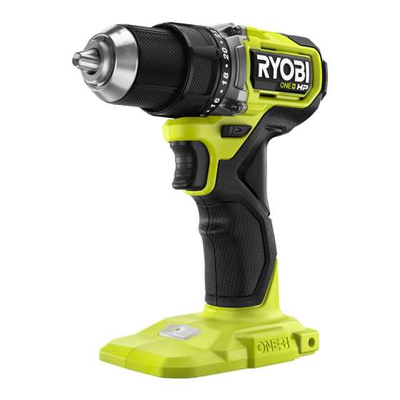 Ryobi RDD18C Original Instructions Manual