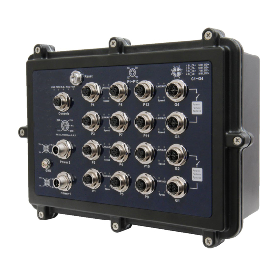 ORiNG TES-W9124GT-M12X-BP2-24V-IP54 Quick Installation Manual