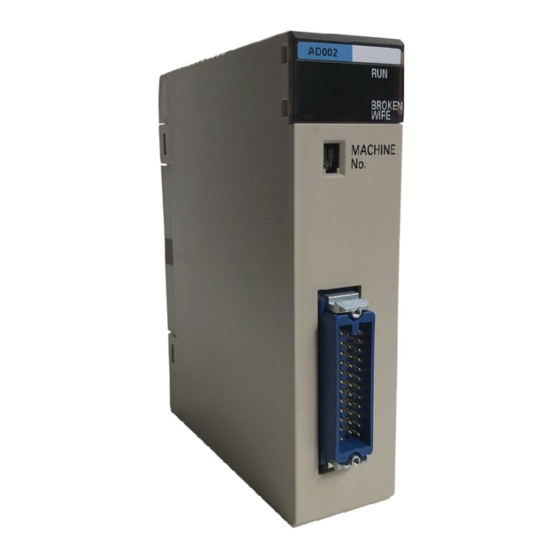Omron SYSMAC C200H-DA002 Operation Manual