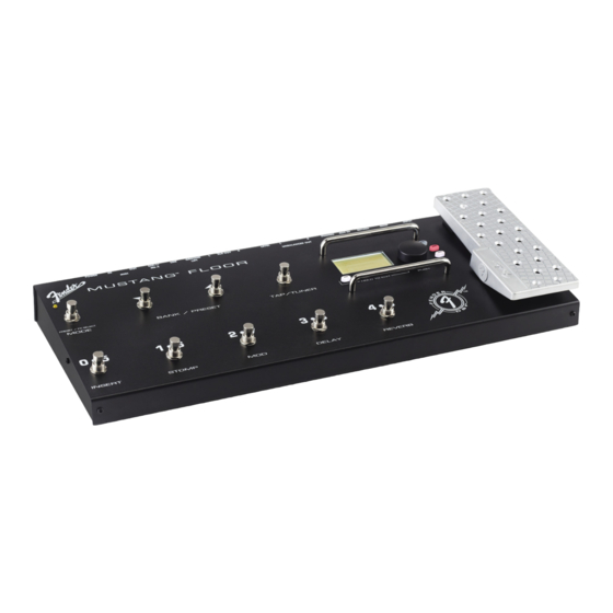 Fender MUSTANG FLOOR Quick Start Manual