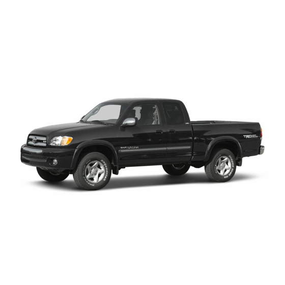 Toyota tundra 2003 User Manual