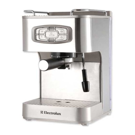 Electrolux Pump Espresso EES250 Manuals