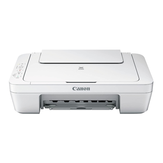 Canon MG2500 Online Manual