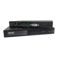 Amx SVSi N3121 Quick Start Manual