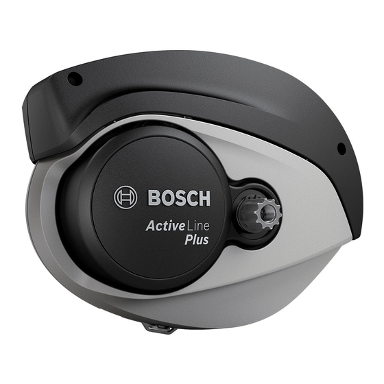 Bosch Active Line Plus Series Original Operating Instructions