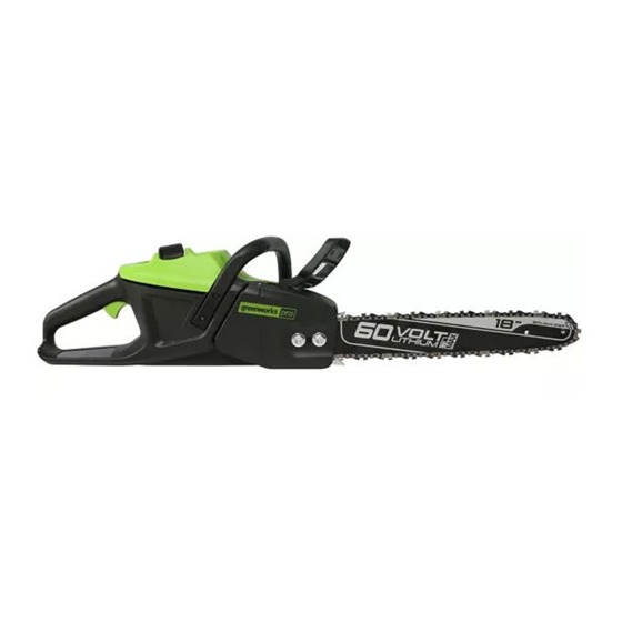 GreenWorks Pro 2015502CT Operator's Manual