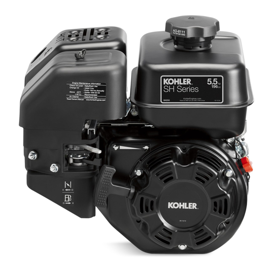 Kohler SH Series Manuals