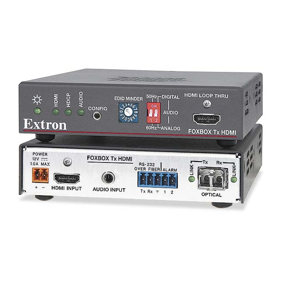 Extron electronics FOXBOX HDMI Setup Manual
