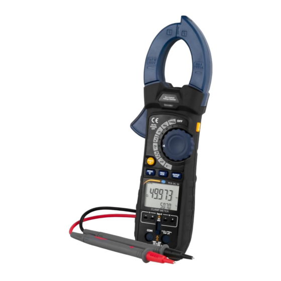 User Manuals: PCE Instruments PCE-DC 50 Multimeter
