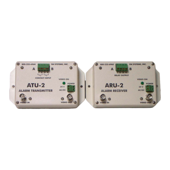 FM Systems ATU-2 Instruction Book