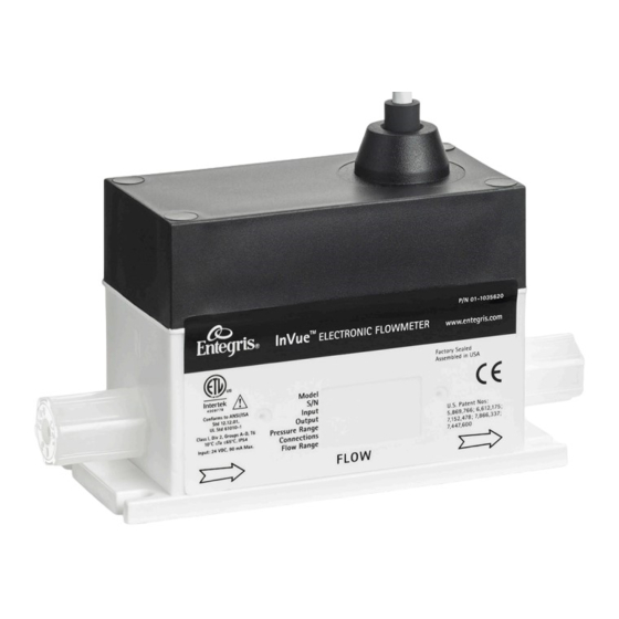 entegris InVue NT4400 Manuals
