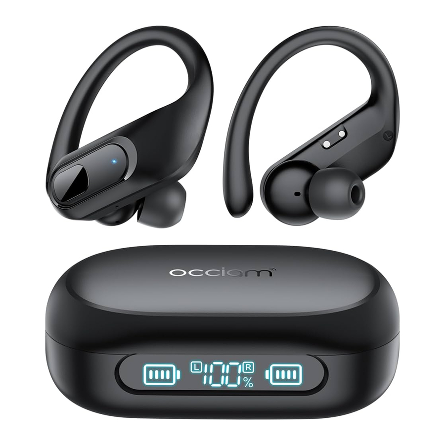 occiam T9 - True Wireless Sports Earbuds Manual
