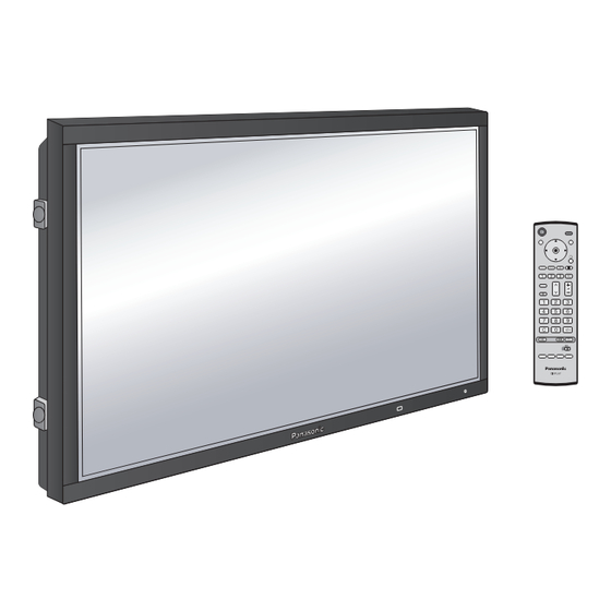 Panasonic Viera TH-103PF10 Manuals