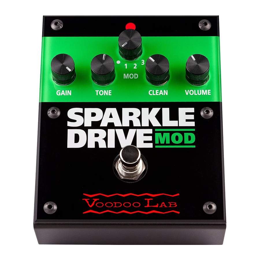 Voodoo Lab SPARKLE DRIVE User Manual