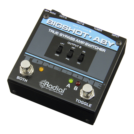 Radial Engineering BigShot ABY User Manual