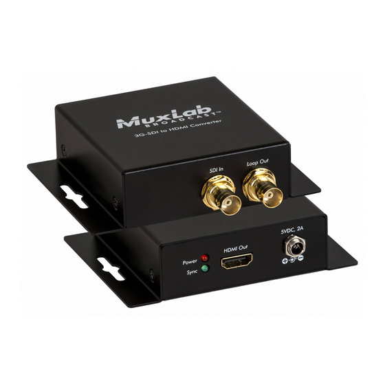 MuxLab 500717 Quick Installation Manual
