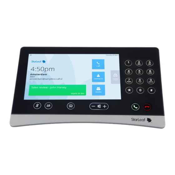 StarLeaf Touch 2036 User Manual