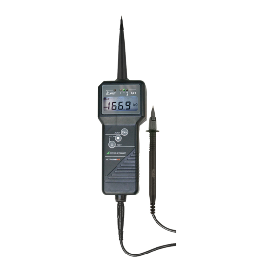 Gossen MetraWatt METRAOHM 413 Quick Start Manual