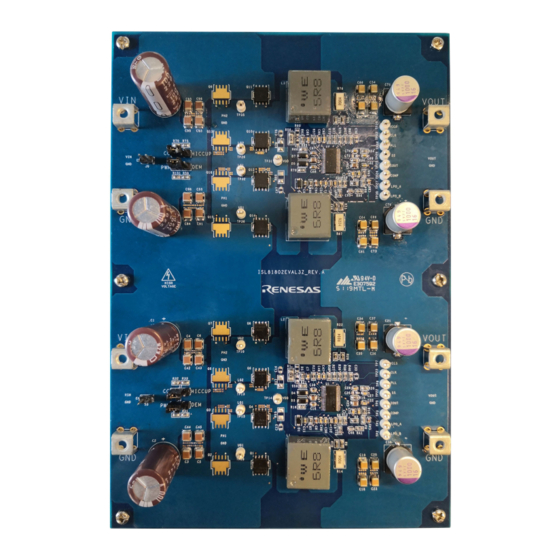 Renesas ISL81802EVAL3Z User Manual