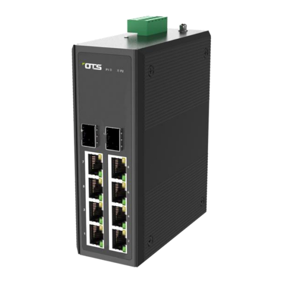 OTS ET8222PpH-S-DR Quick Installation Manual