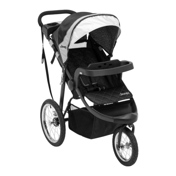 Delta Children PATRIOT OPEN TRAILS DELUXE JOGGER Instruction Manual