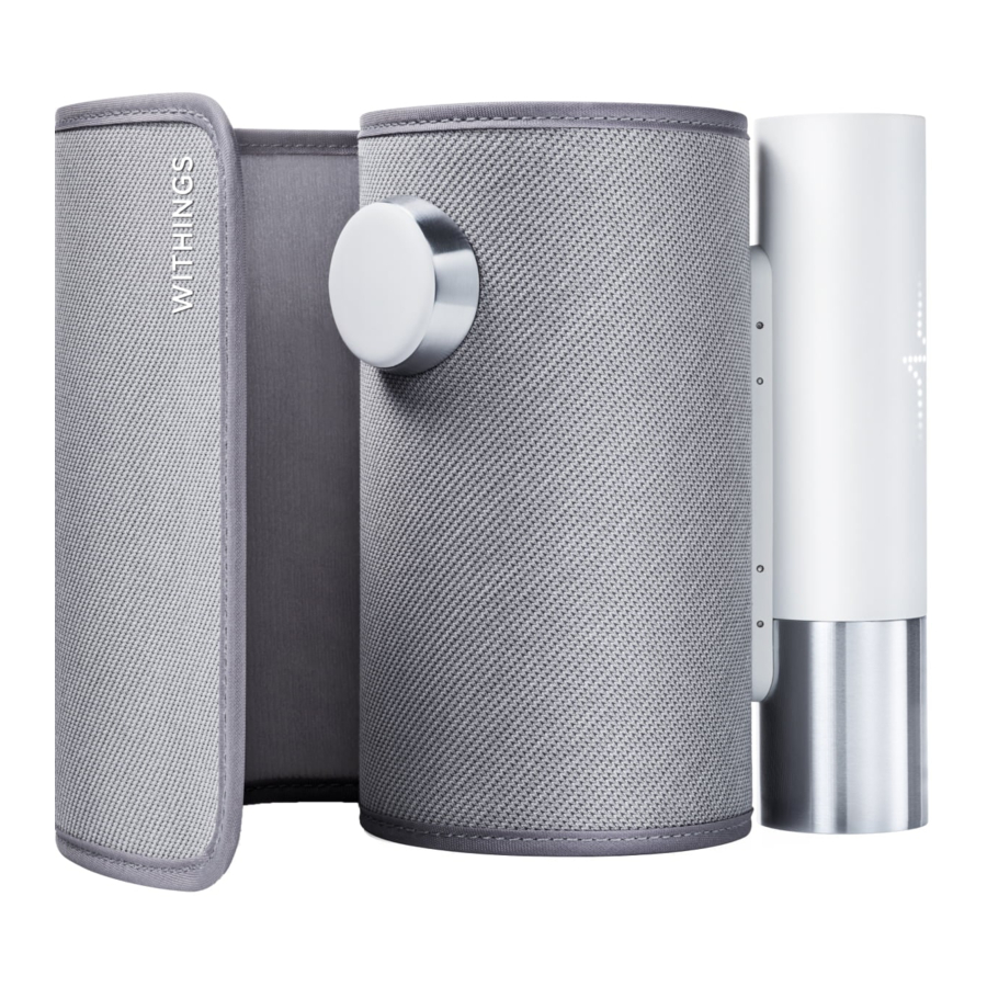 Withings BPM Core - Blood Pressure Monitor Manual