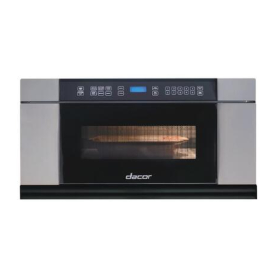 Dacor MMDV30S Installation Instructions And Owner's Manual
