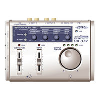 Edirol UA-3 Getting Started Manual