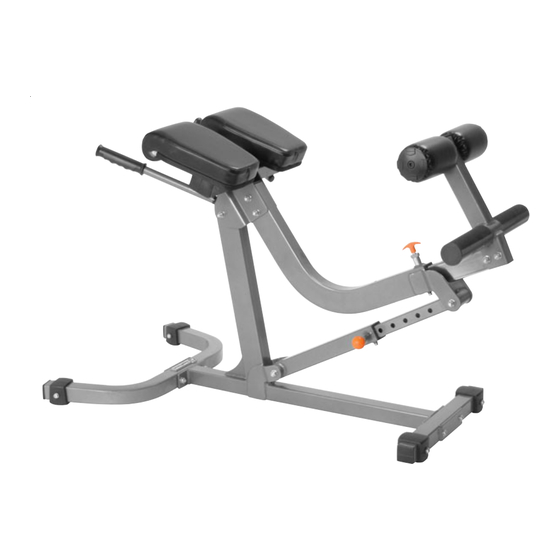 Keys Fitness Adjustable Hyperextension KF-AH Manuals